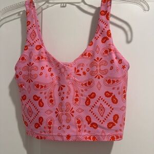 Aerie Offline crop top with built in bra